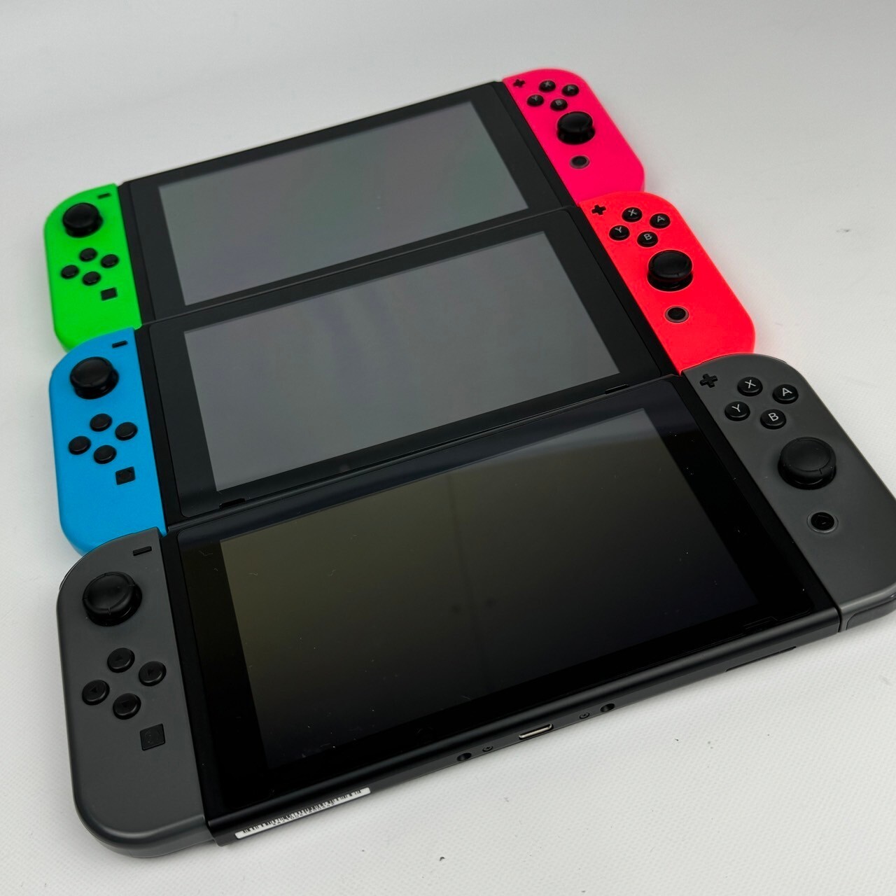 Nintendo Switch V2 Console HAC-001(-01) JoyCon Dock Grip Charger HDMI Choice set