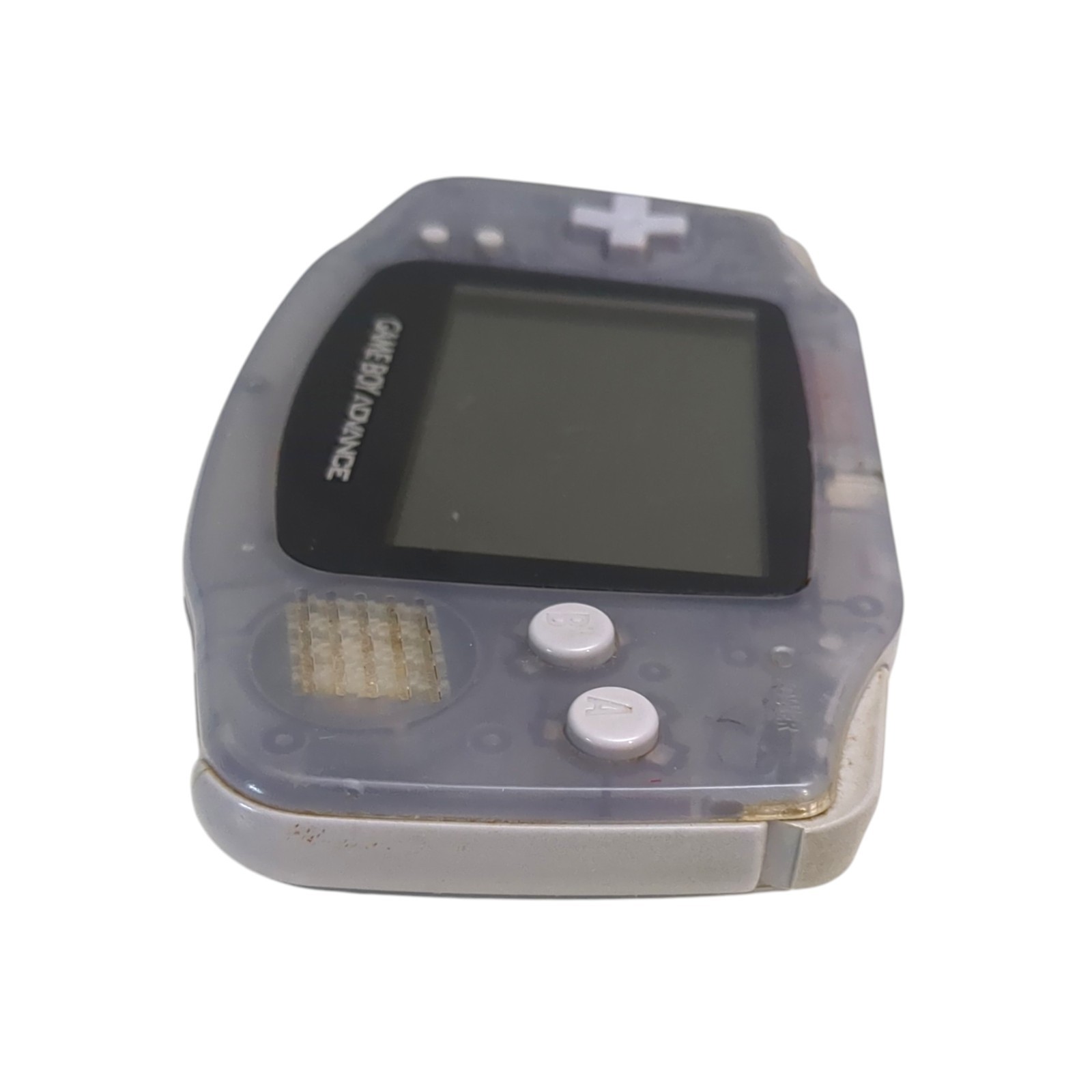 Nintendo Game Boy Advance Console Clear Glacier Tested & Working w/ sound AGB001
