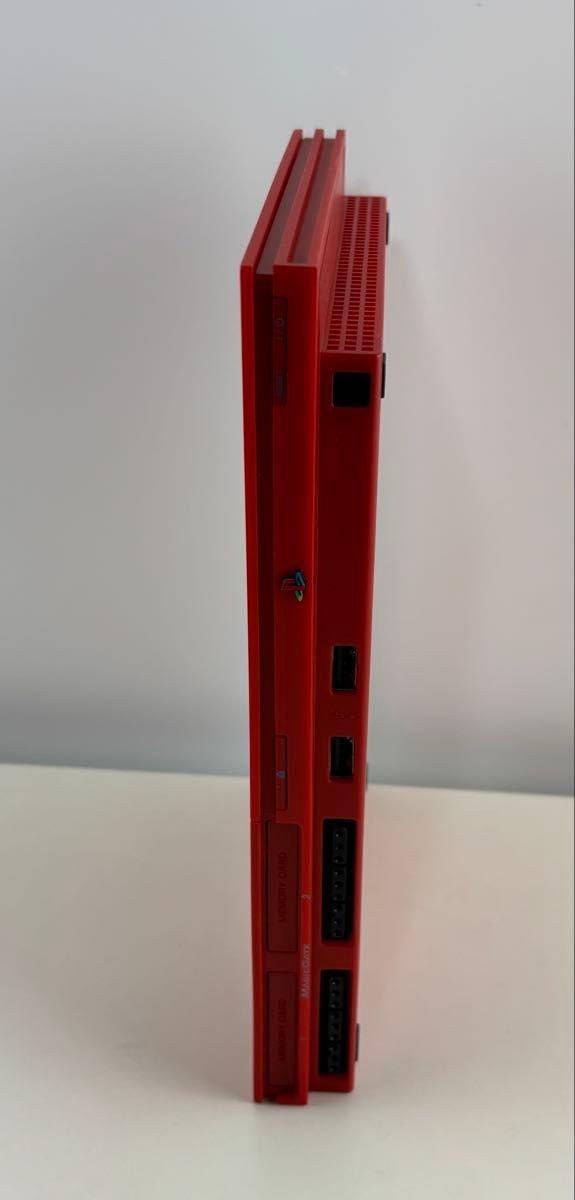 Excellent condition PS2 Cinnabar Red console SCPH 90000CR Limited Edition RED.