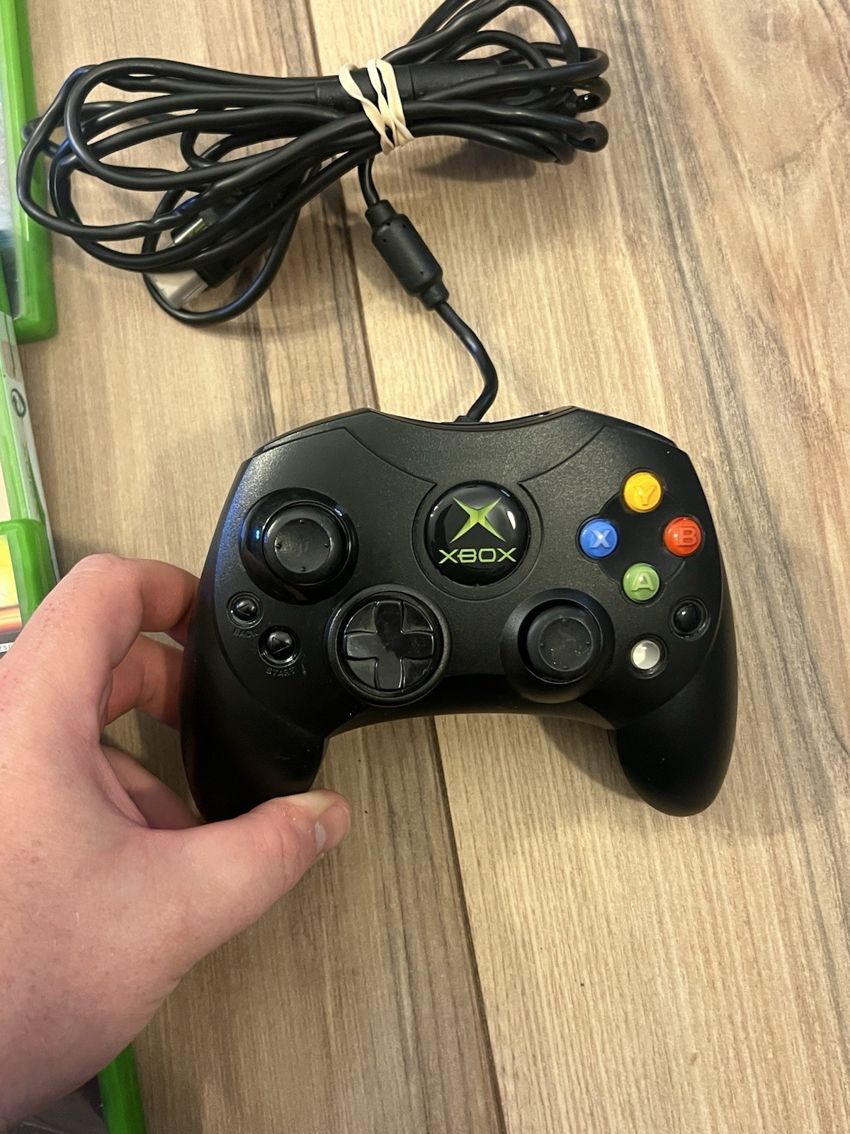 Original Microsoft Xbox Console Bundle 15 Games w/ Controller Tested Works Black