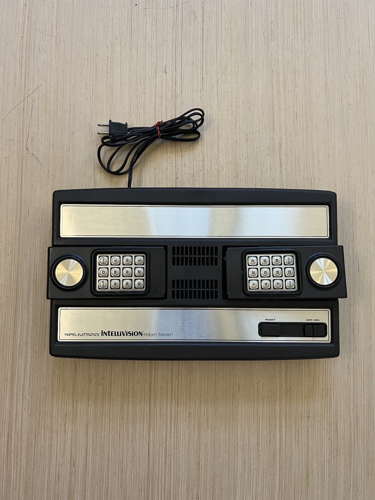 Mattel 2609A Intellivision Game Console Intelligent Television Untested As Is