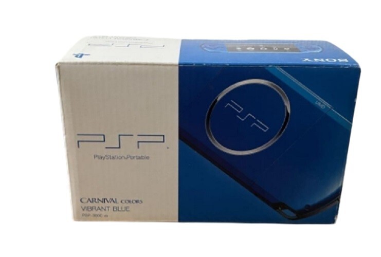 Sony PSP Playstation Portable PSP 3000 Blue Box Japan game