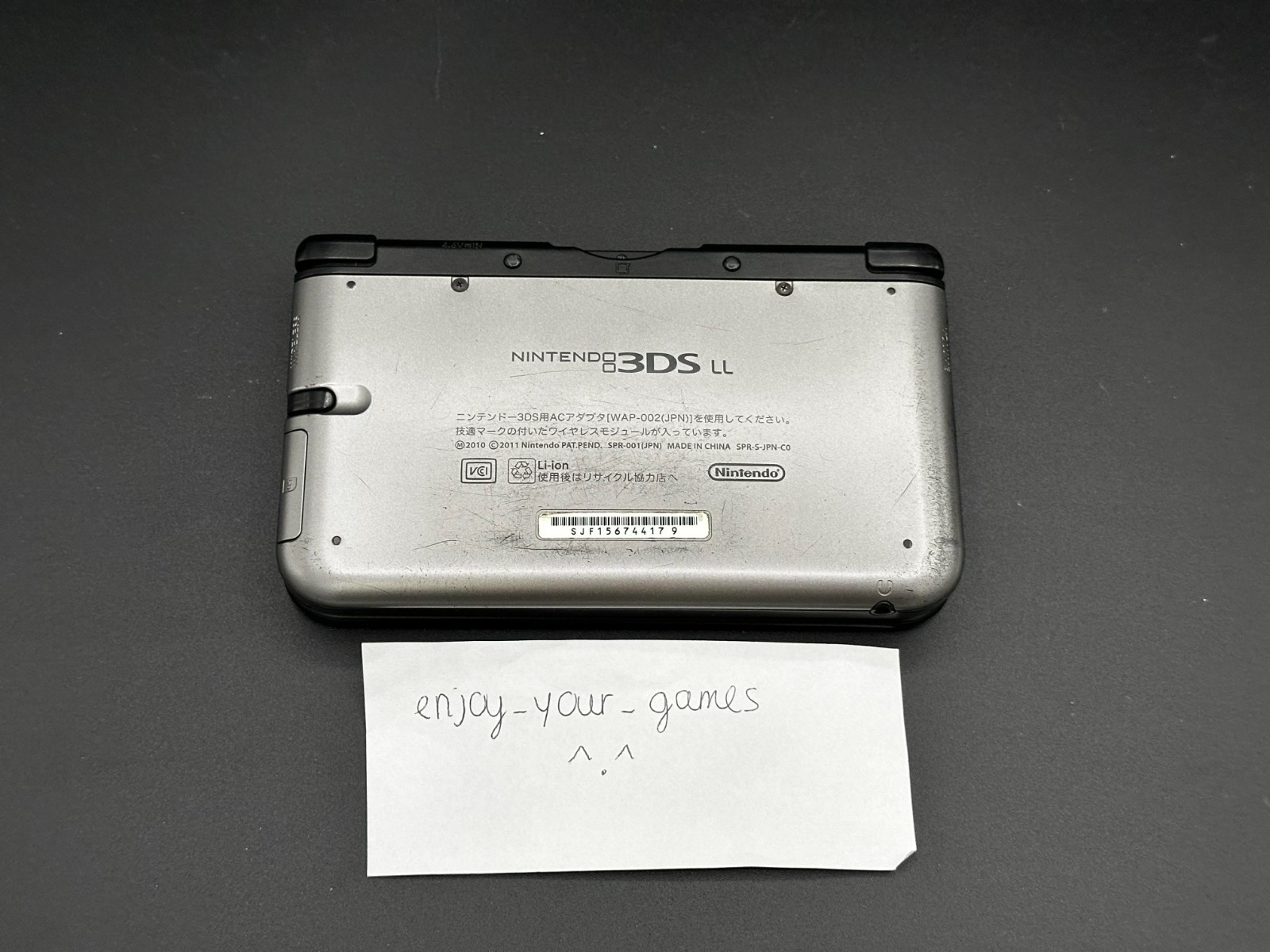 Nintendo 3DS XL LL Silver/Black | English | Charger | US Seller – SHIP IN 1-DAY