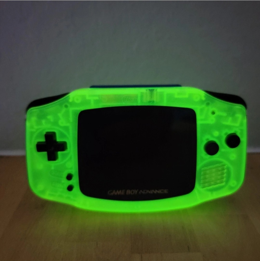 Lime Green Game Boy Advance GBA Console with iPS V5 Backlit LCD Console