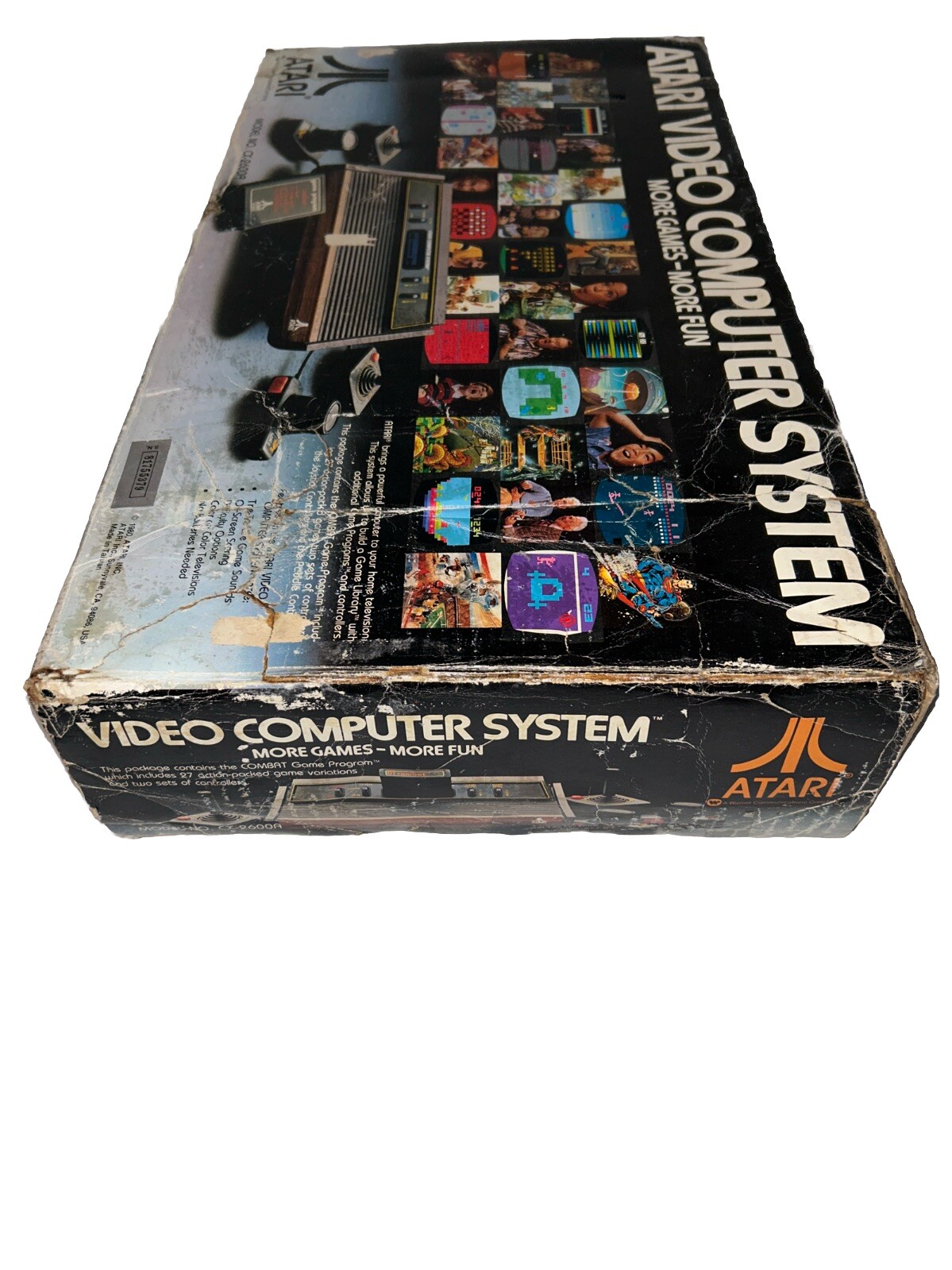 Atari 2600 (CX-2600A) Computer System w/Original Box Matching # Working See PICS