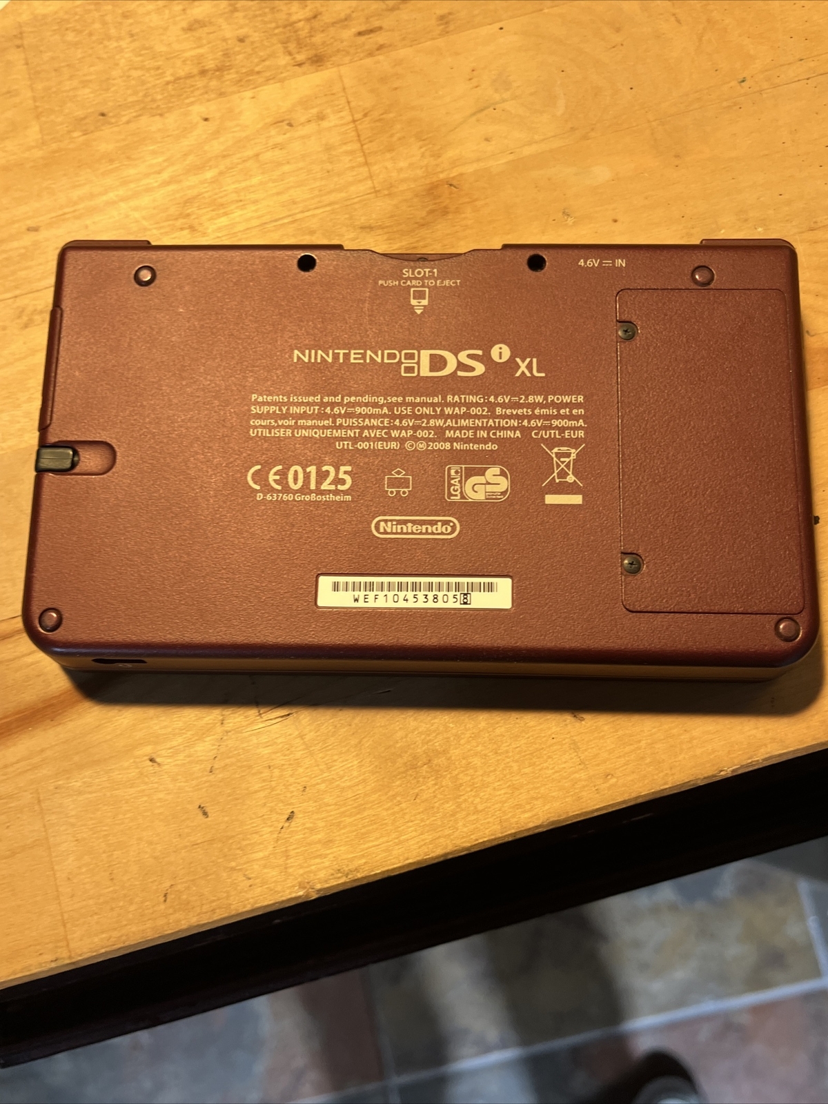 Nintendo DSi Launch Edition Matte Red Handheld System