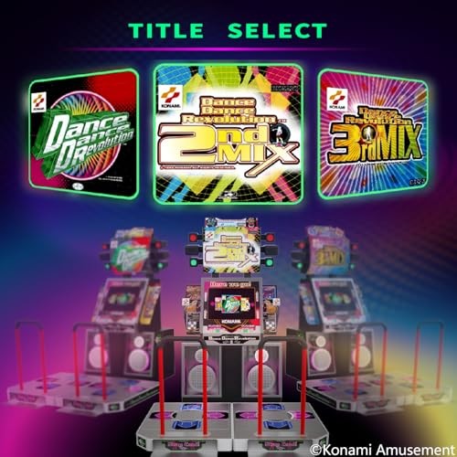 KONAMI licensed DanceDanceRevolution Classic Mini Mini Dance Game Machine 5in.
