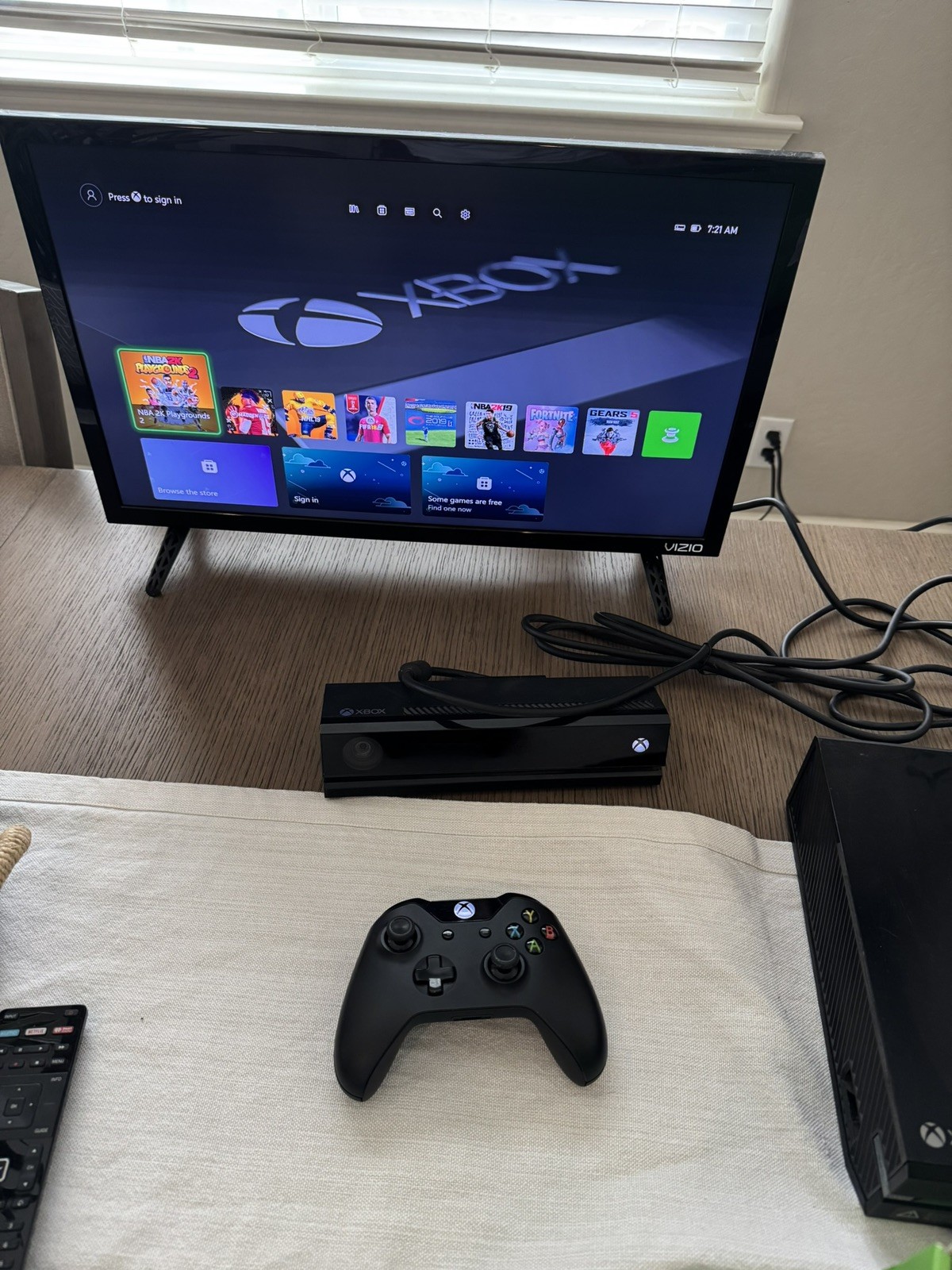 Xbox One 500GB Console includes Kinect, two Controllers and Power Cable