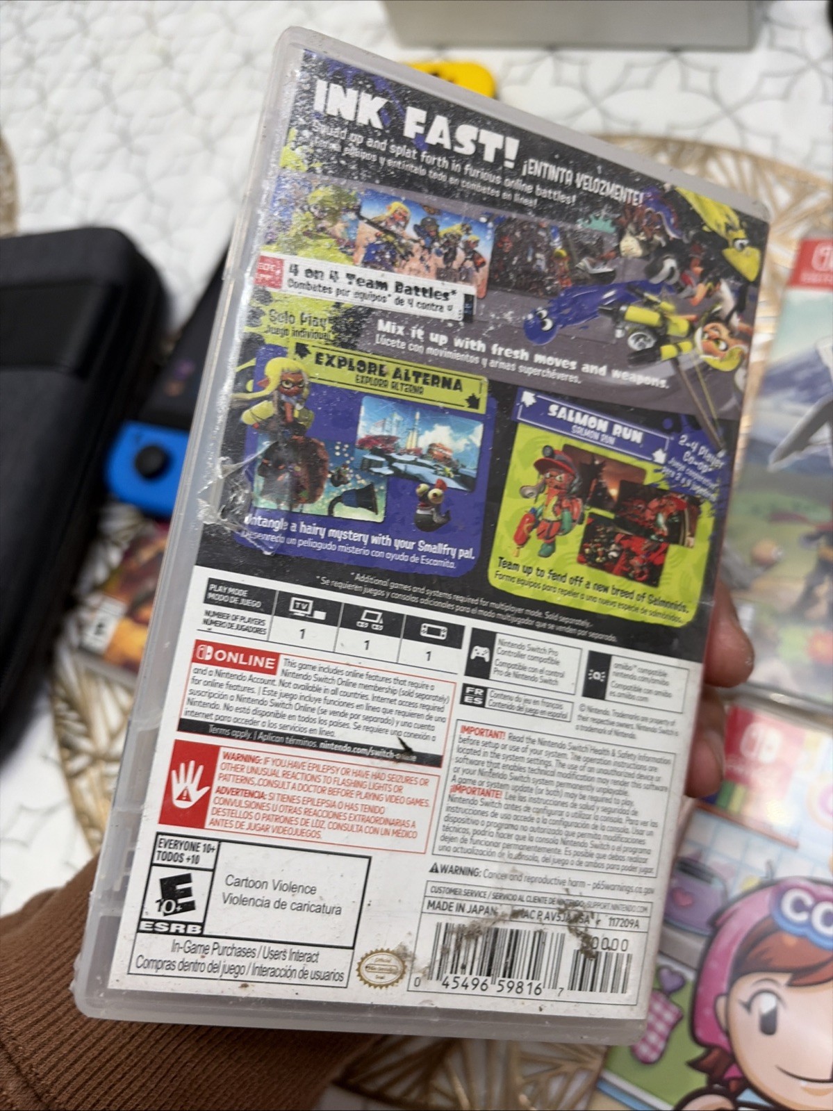 Nintendo Switch OLED Console Bundle + 13 Games , SD card , Fortnite Joycons !