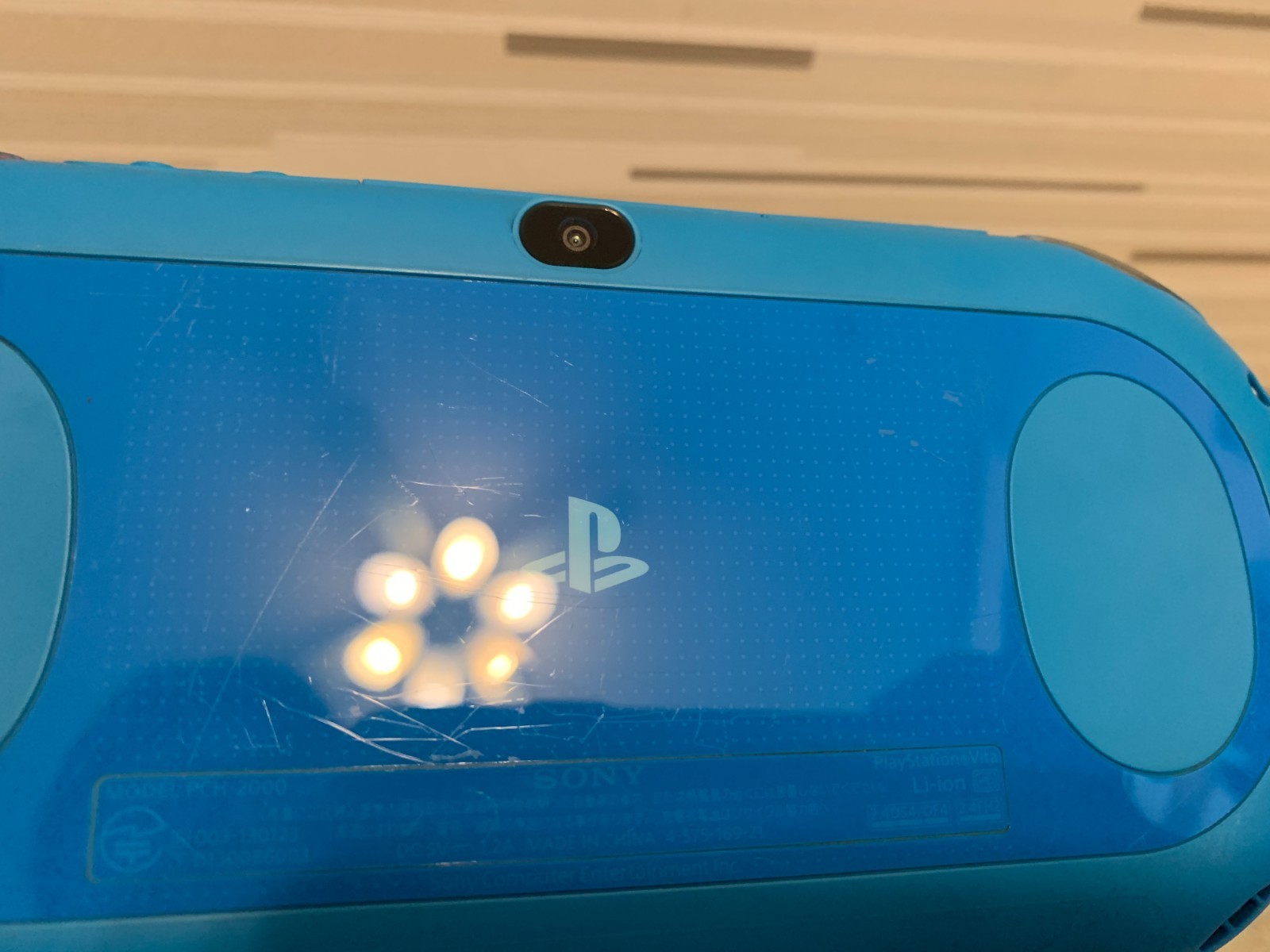 SONY PlayStation PS Vita PCH-2000ZA23 soft set Aqua Blue
