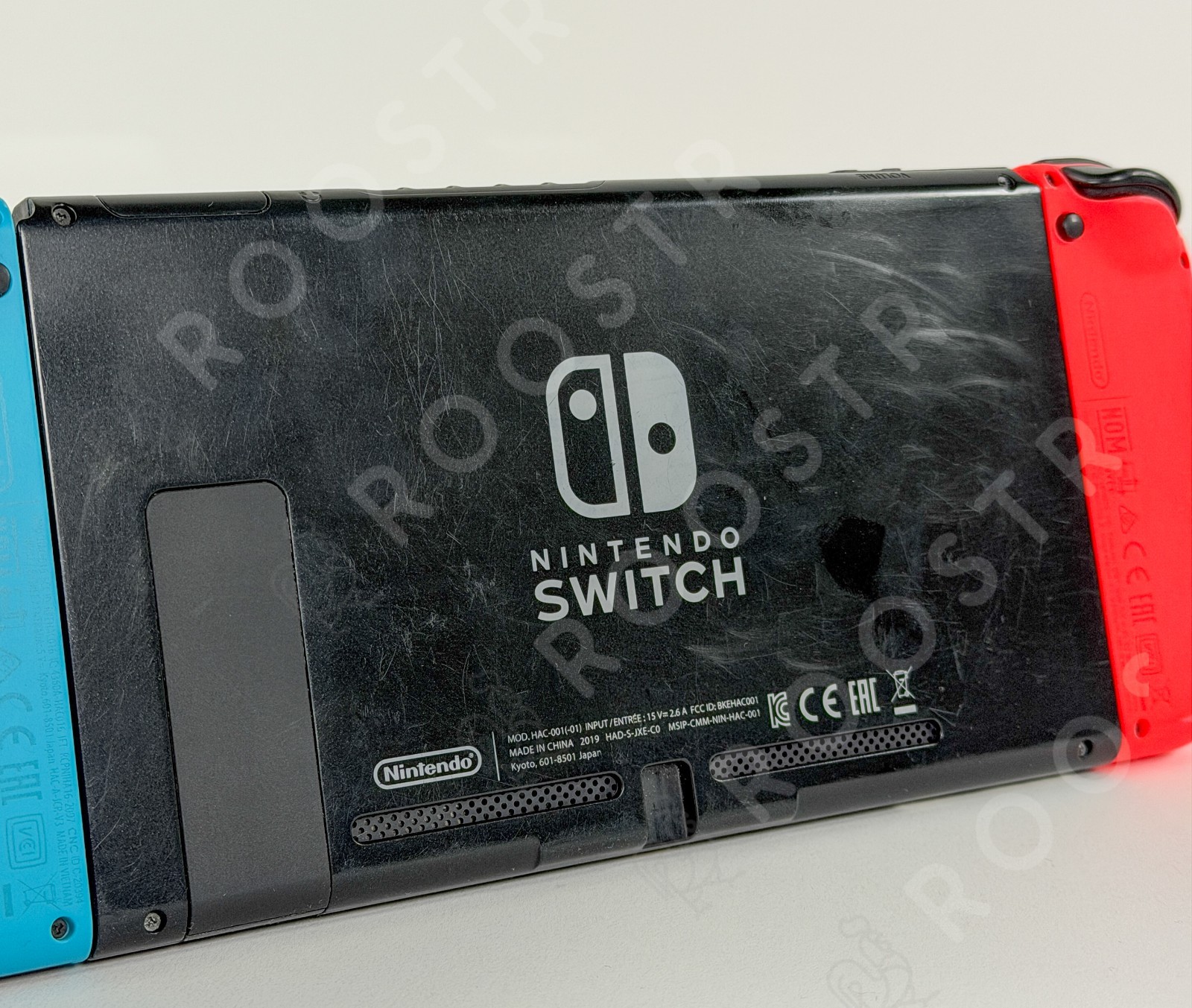 Nintendo Switch 1st Gen • Neon Red/Blue Joycons HAC-001 Good Cond.