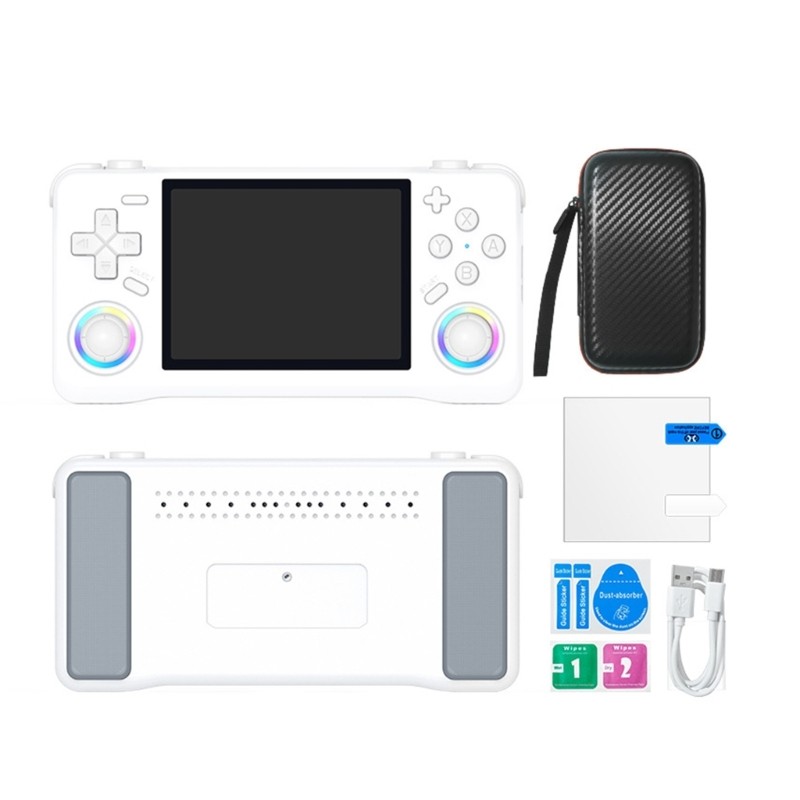 Portable Plastic Handheld Gaming Device 3.5 Inches Display 128GB Preloaded 18000