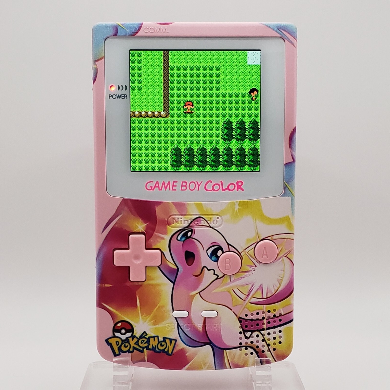 Laminated OLED Screen – Mew Game Boy Color w/ Case – New Speaker, Recapped