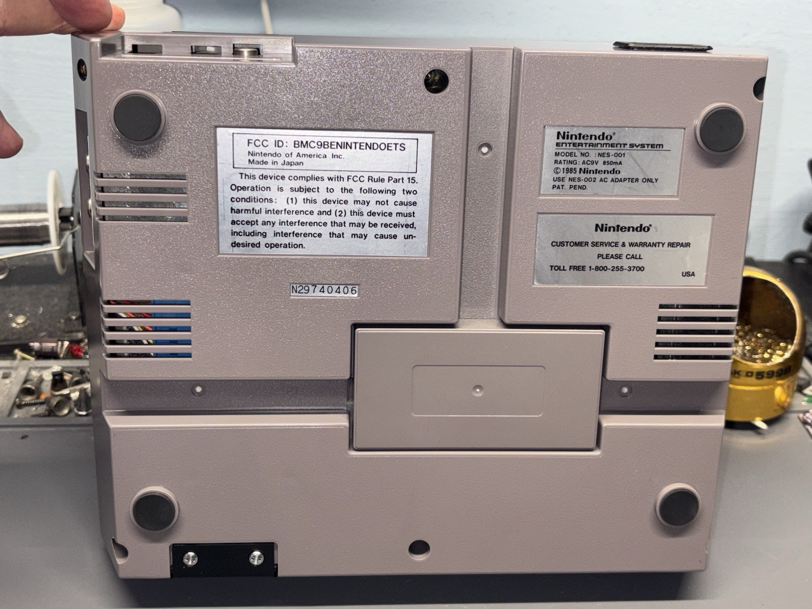 Ultimate NES RGB Nintendo Front Loader Full Recap LED Expansion Audio NESRGB V5