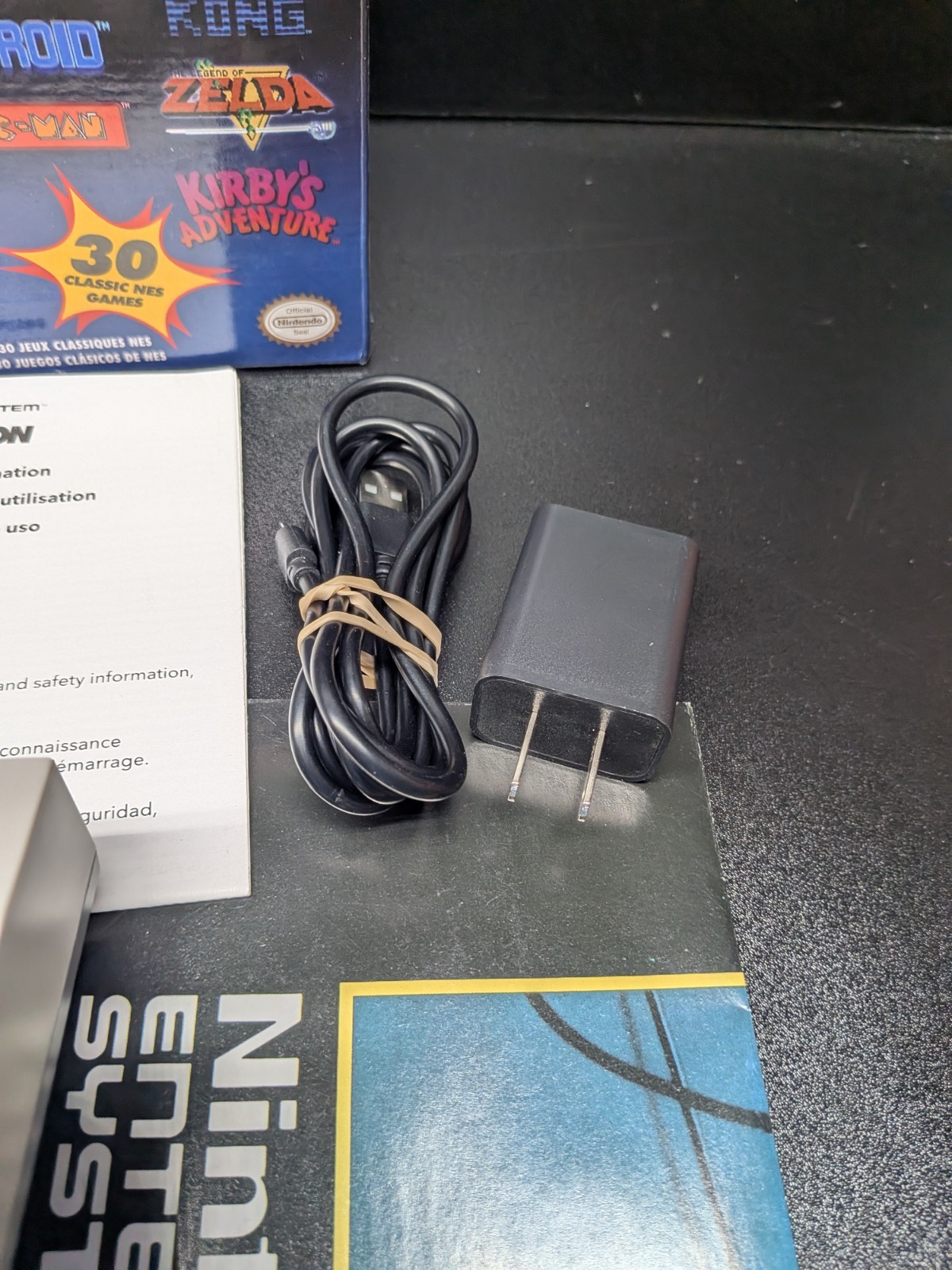 Nintendo NES Mini Game Console W/ Box And Poster Tested And Works Well