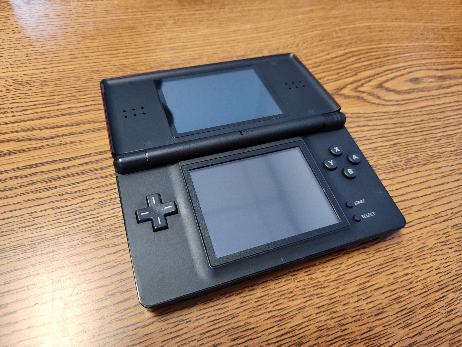Nintendo DS Lite Crimson Handheld System Lot- Red/Black