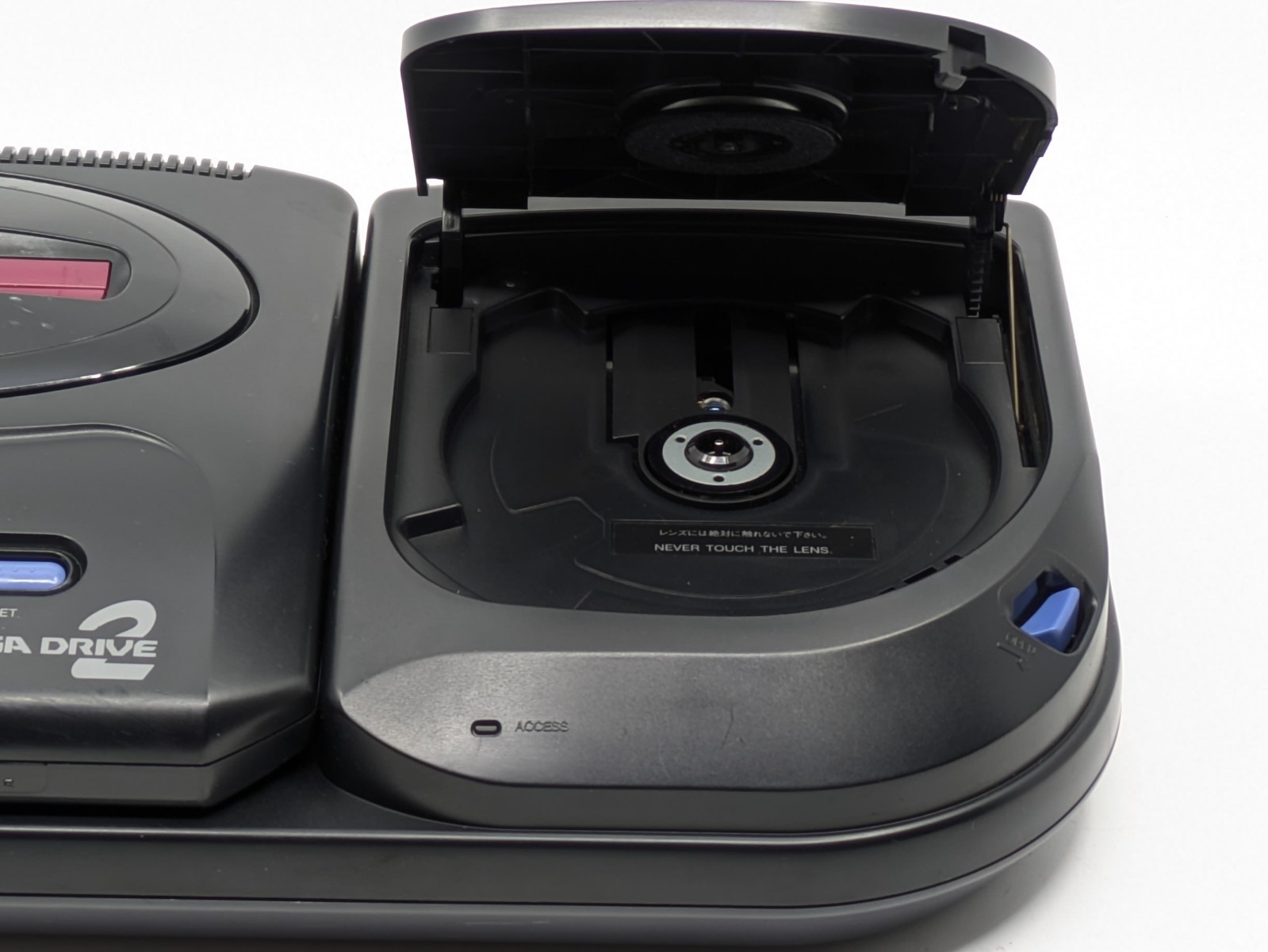 EGA Mega Drive 2 + Mega CD 2 Console Bundle HAA-2912 HAA-2502 Tested Japan