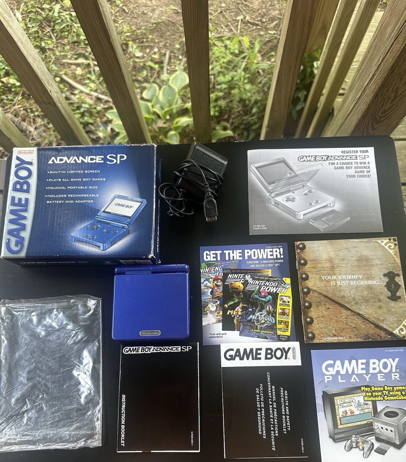 Gameboys Advance SP AGS-001 Cobalt Blue **CiB** Excellent Condition
