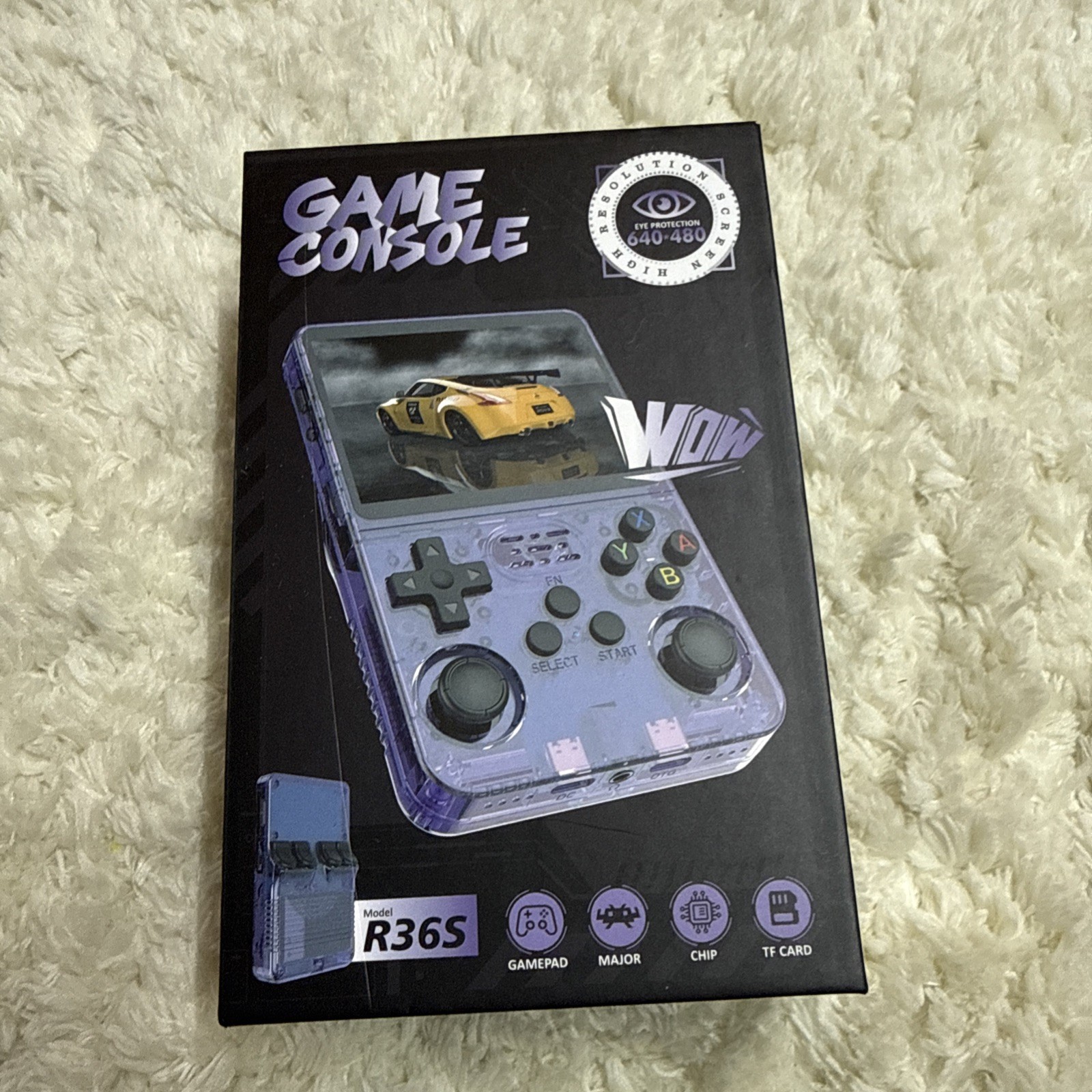 R365 Handheld Video Game Console Emulator – 128GB – Grey – New