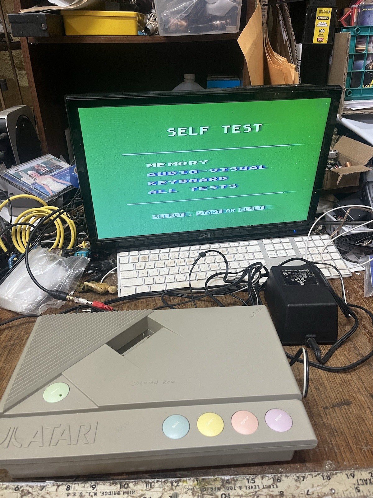 Atari XE System Console only Working