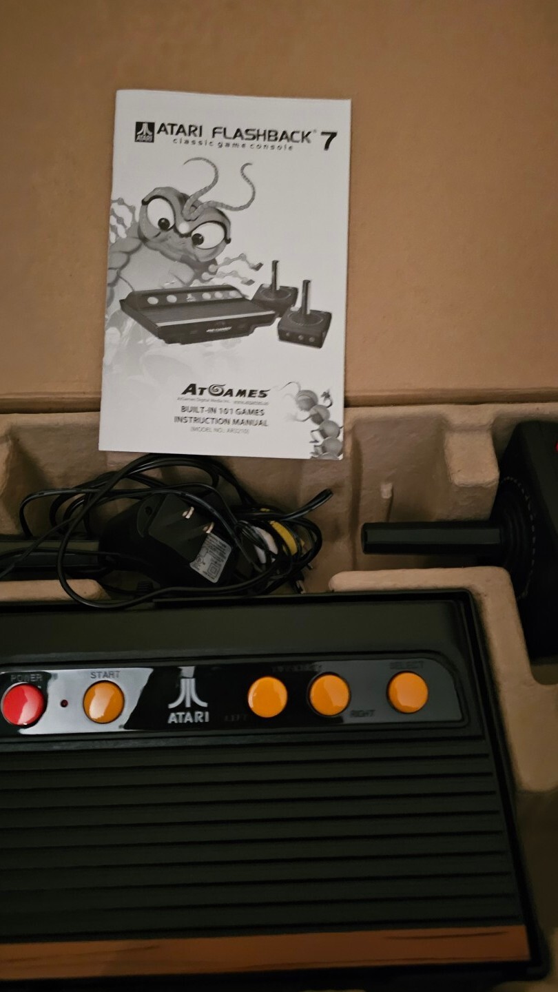 Atari Flashback 7 Classic Game Console – Black/Orange