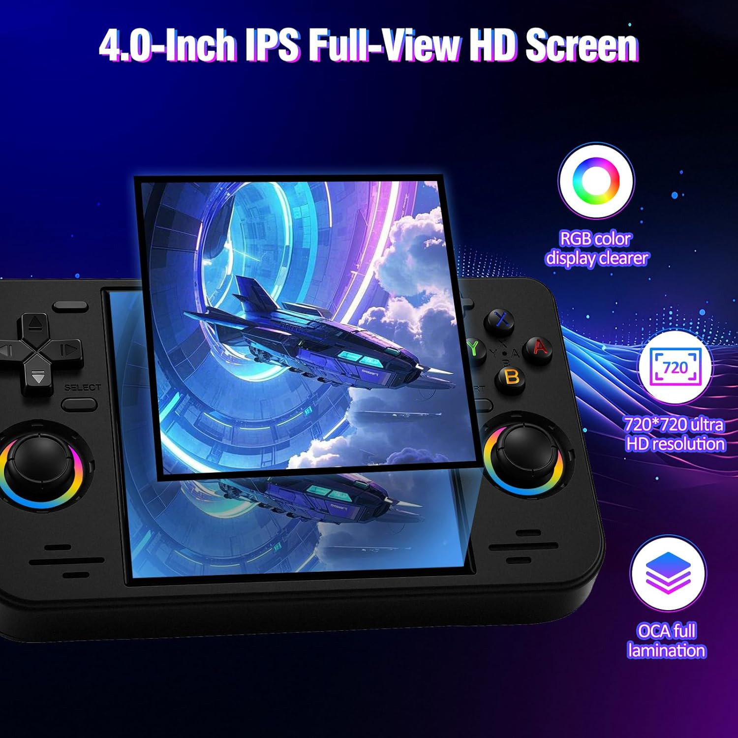 RF40H Handheld Game Console, 4.0″ Retro Gaming Console Preloaded 20,000+ Classic