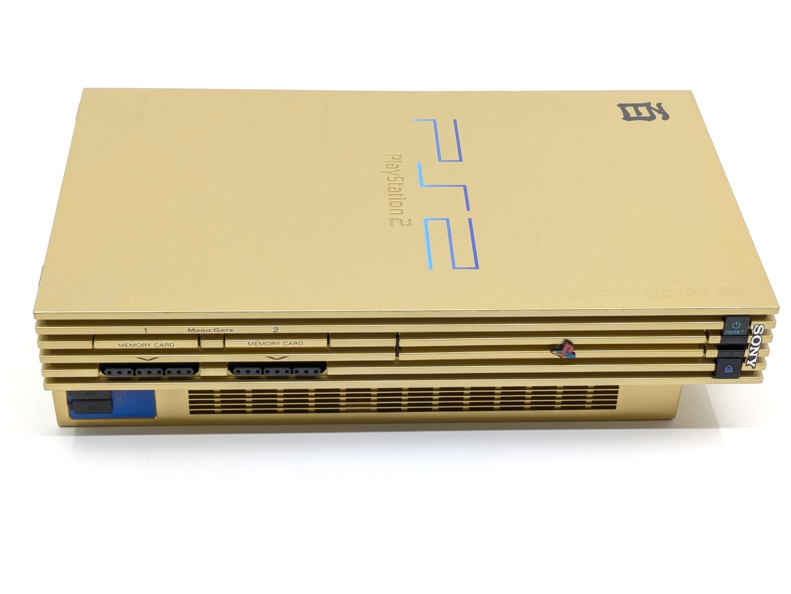 Sony PS2 Hyakushiki Gold Z Gundam SCPH-55000GU Console w/ Controller Tested JP