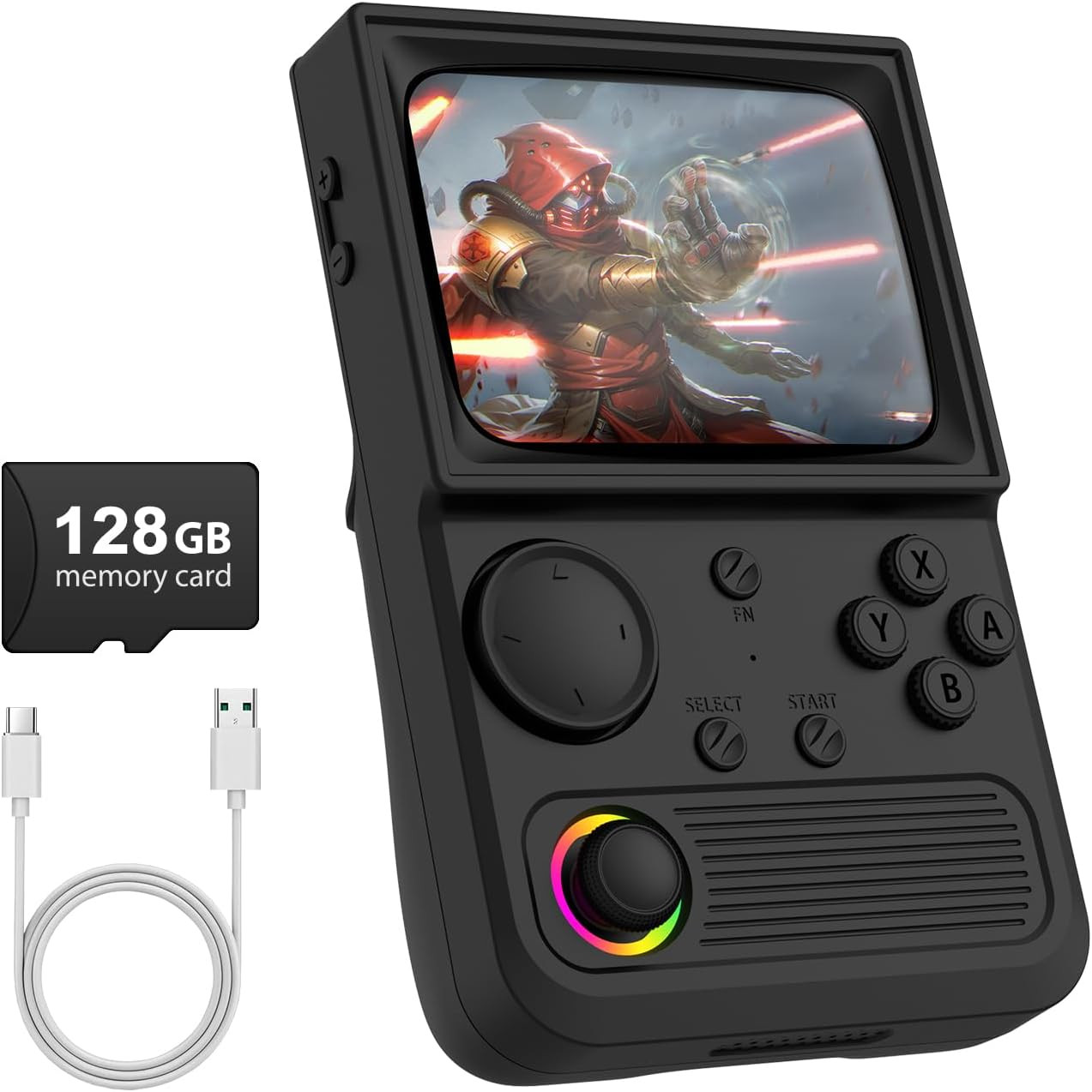 R36T Retro Gaming Console, 3.5”IPS Screen Crt-Inspired, Handheld Game Console 6