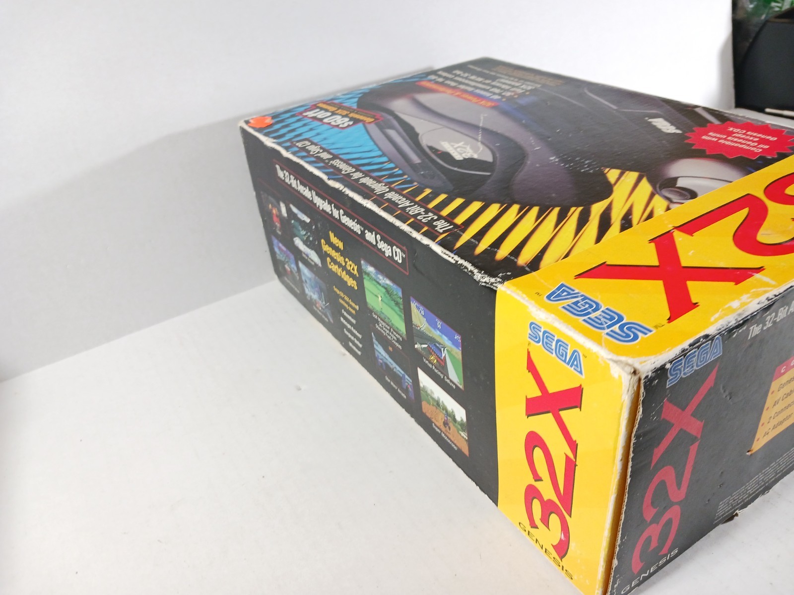Sega 32X Unit System Console In Box With Cable Tested But Freezes Complete Metal