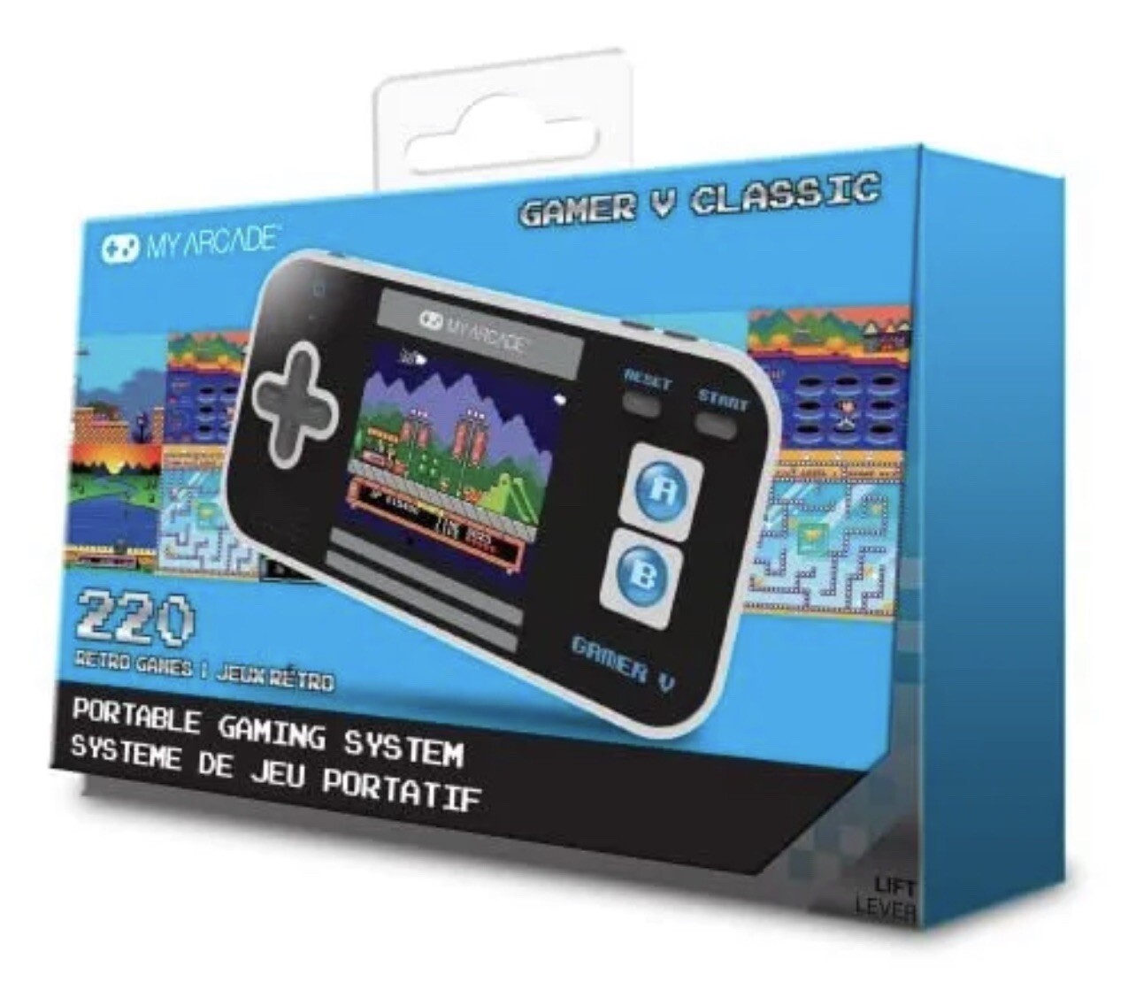 Retro Arcade Video Game Console For Children And Adults Portable 220 Games