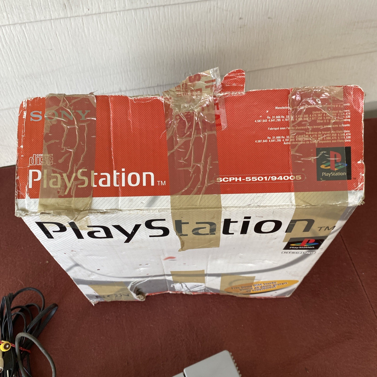 Sony Playstation 1 PS1 PSX Console with Original Box SCPH-10001 Controller Foam