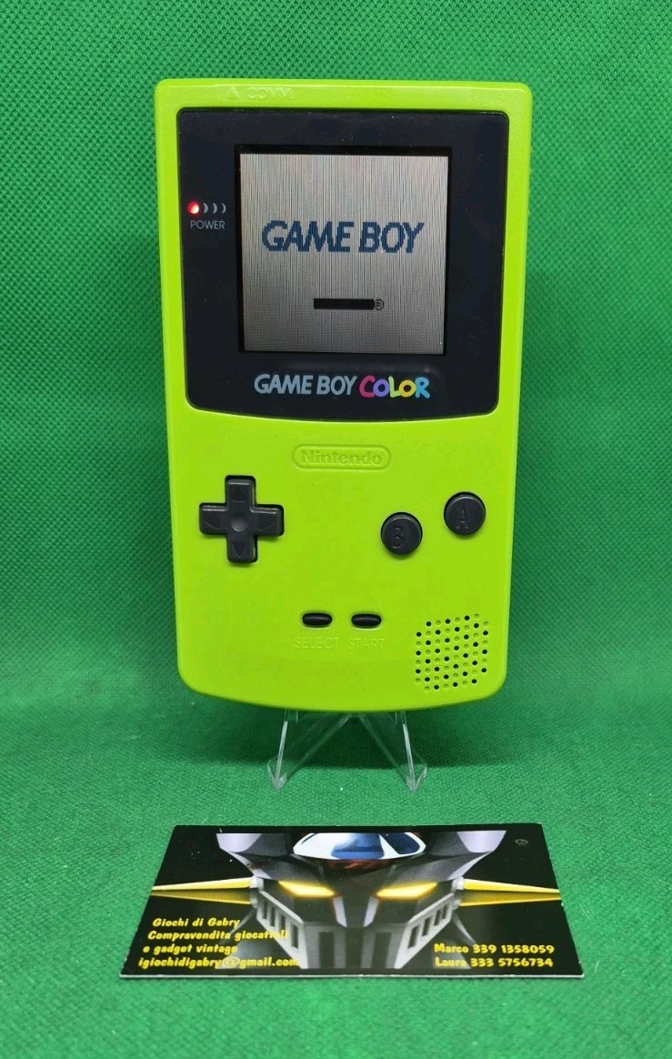 NINTENDO Electronics GAME BOY Gameboy COLOR mod CGB-0O1 Green Lime 1999 Working!