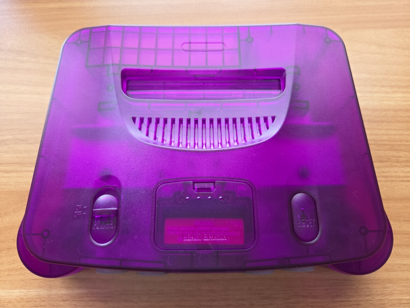 N64 Nintendo 64 clear Purple Funtastic Console Re-Shelled Region Free