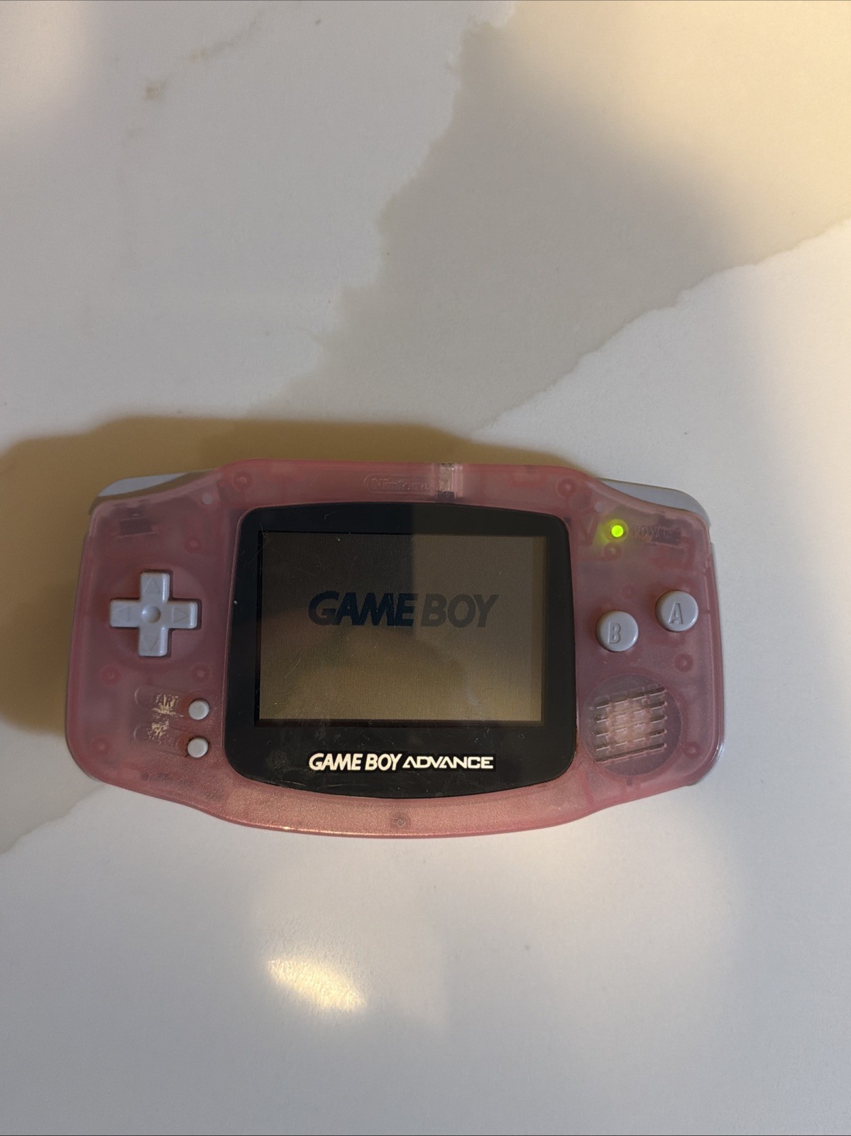 Nintendo Game Boy Advance 32MB Handheld System Fuchsia Pink Tetris Not Included
