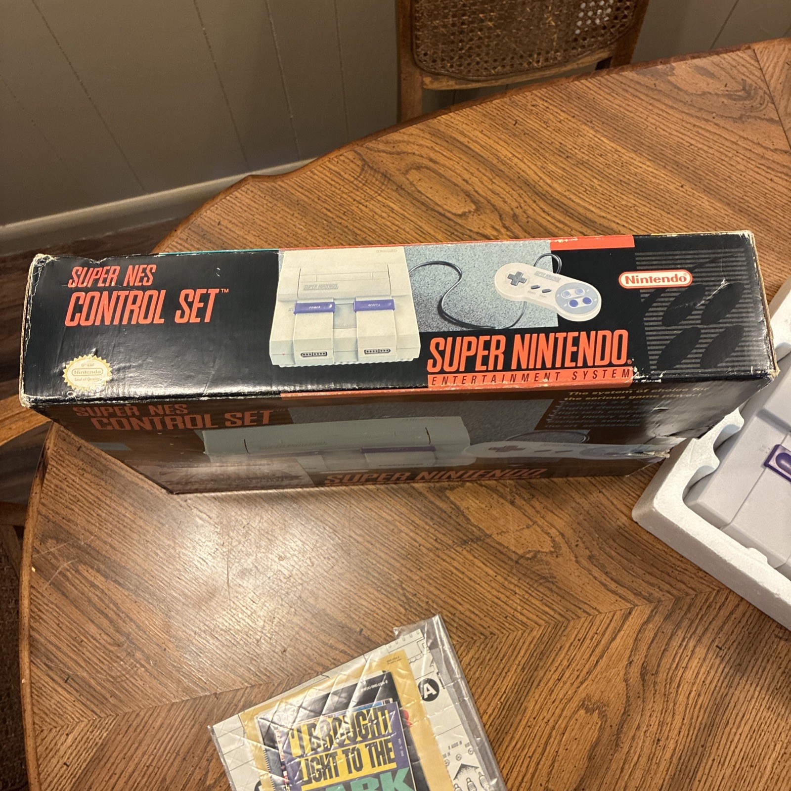 Nintendo Super NES Control Set Super Nintendo with Zelda & Original Box Manuals