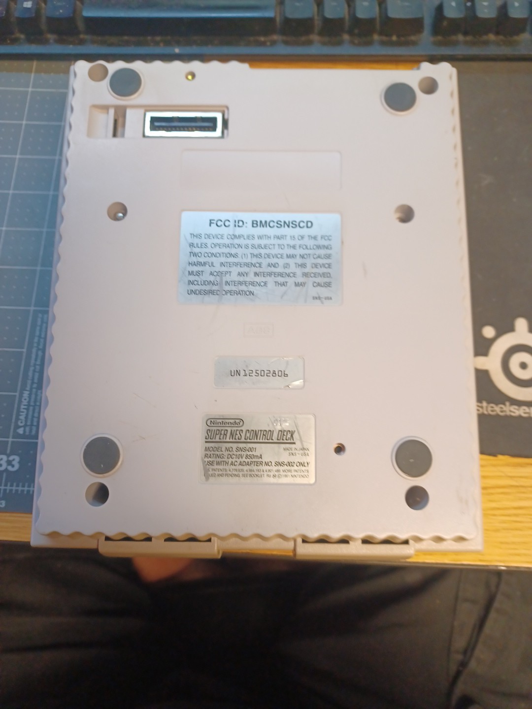 Super Nintendo -SNES SNS-001 Console Only -Tested Working