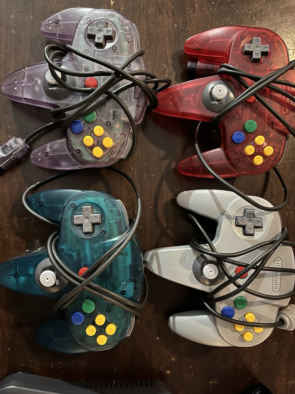 Nintendo 64 N64 Console Bundle: Expansion, 4 Controllers, 2 Games, Rumble pack