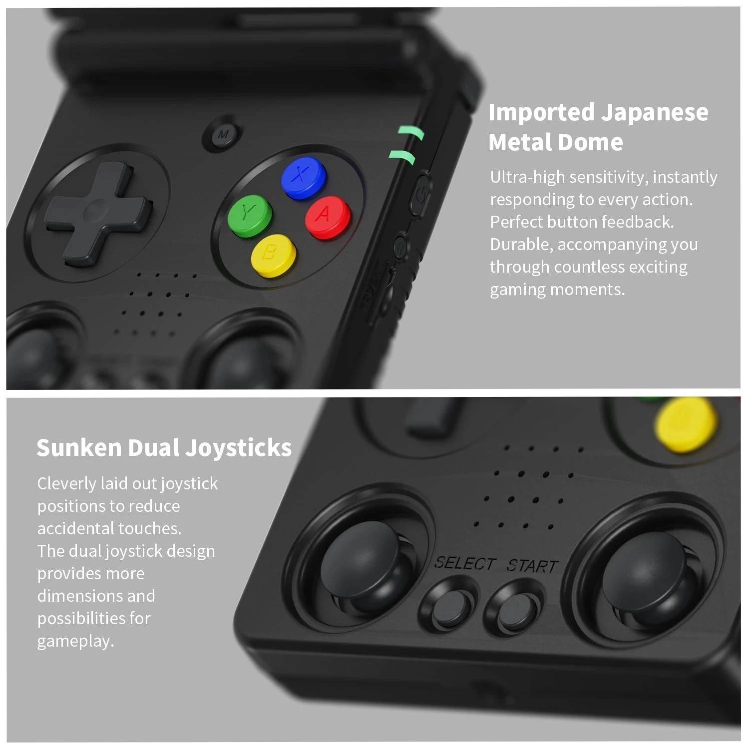 Portable Flip Retro Game Console with 5532 Preloaded Games & 5G WiFi Support