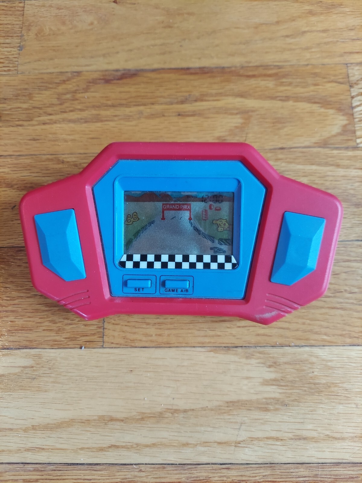 Vintage LCD display Xenon Car Racing Video game Handheld ,Works, No Batt Cover