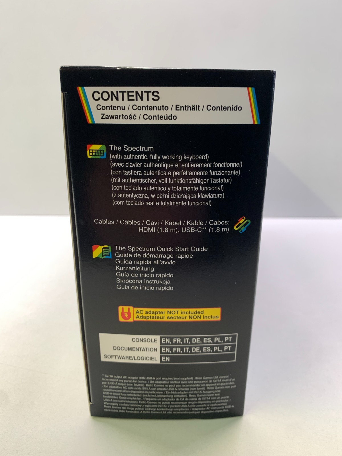 THE SPECTRUM MINI 48 GAMES CONSOLE INCLUDED RETRO GAMES – NEW