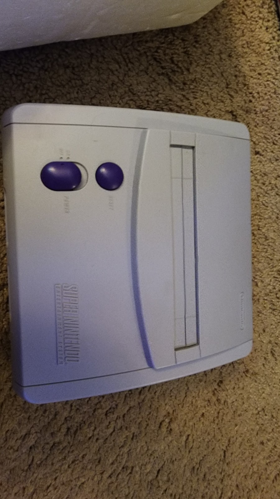 Super Nintendo SNES Mini JR Console Complete In Box SNS-101 Lot-1 Game CIB