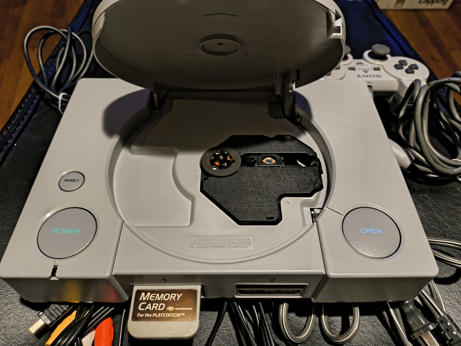 PlayStation 1 original, includes 2 controllers, 1 memory card (NO GAME INCLUDED)