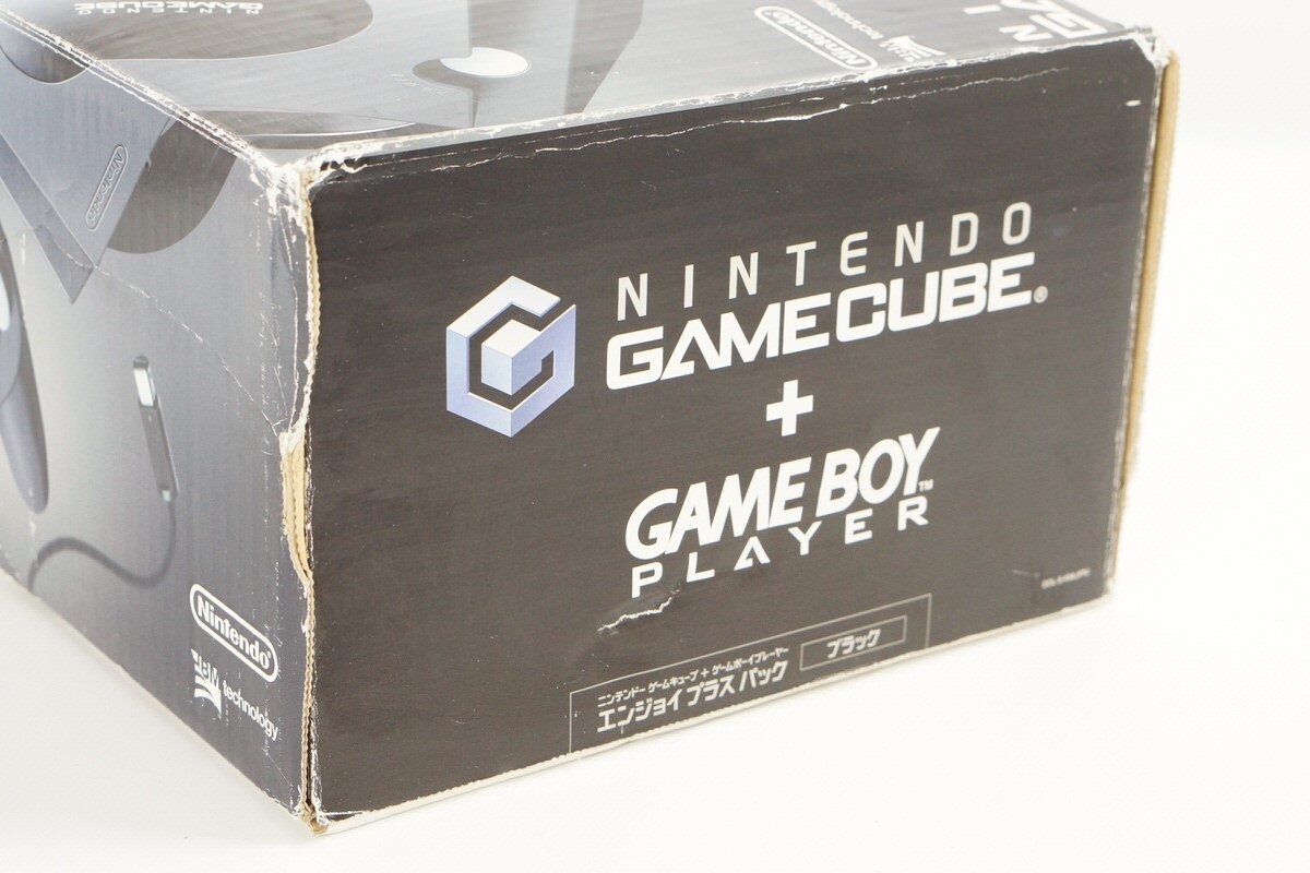 Gamecube Black Console System Enjoy Plus DOL-001 JP For Japan Game CD DN12589033