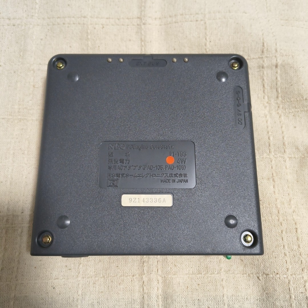 NEC PC Engine CoreGrafx PI-TG3 Console Only Tested Working Cap Replaced 426