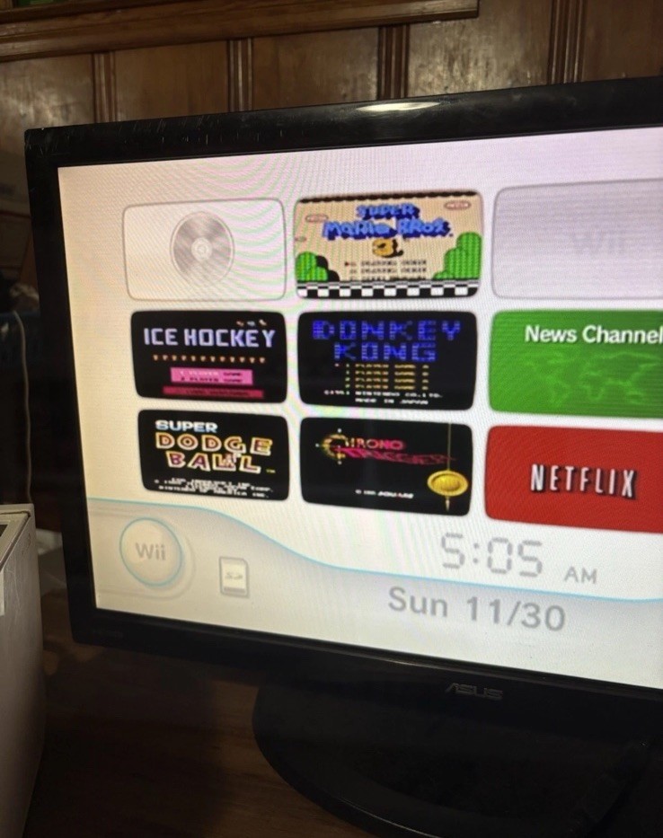 SOLD AS IS CHRONO TRIGGER MARIO DIGITAL GAMES Wii Console Motion RVL-001 READ