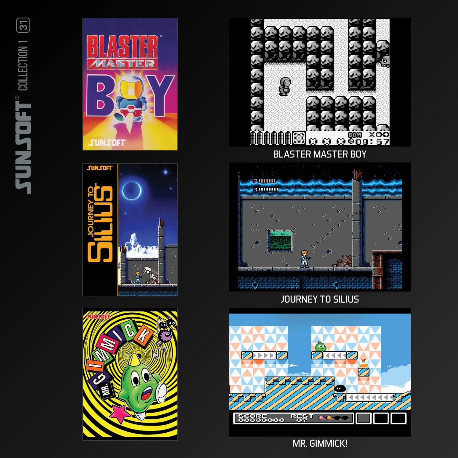 Blaze Evercade Sunsoft Collection 1