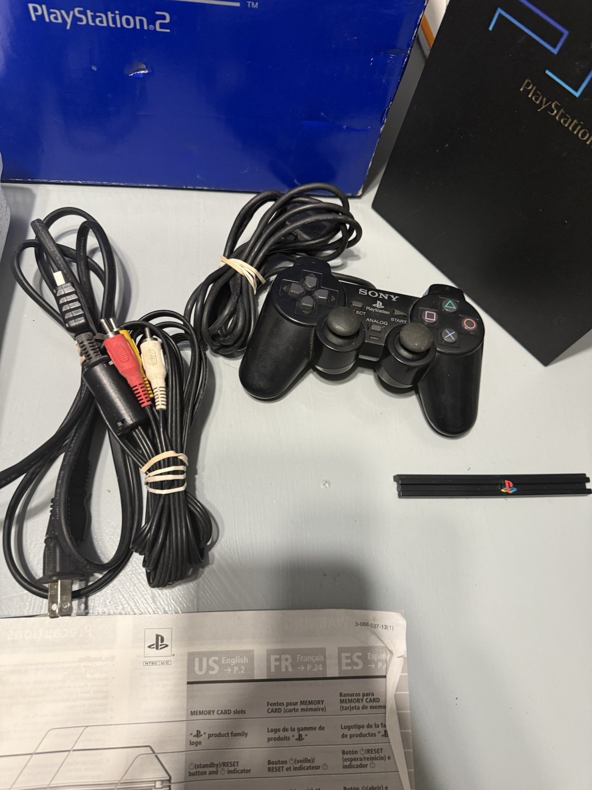 Sony PlayStation 2 Console In Box Tested Working
