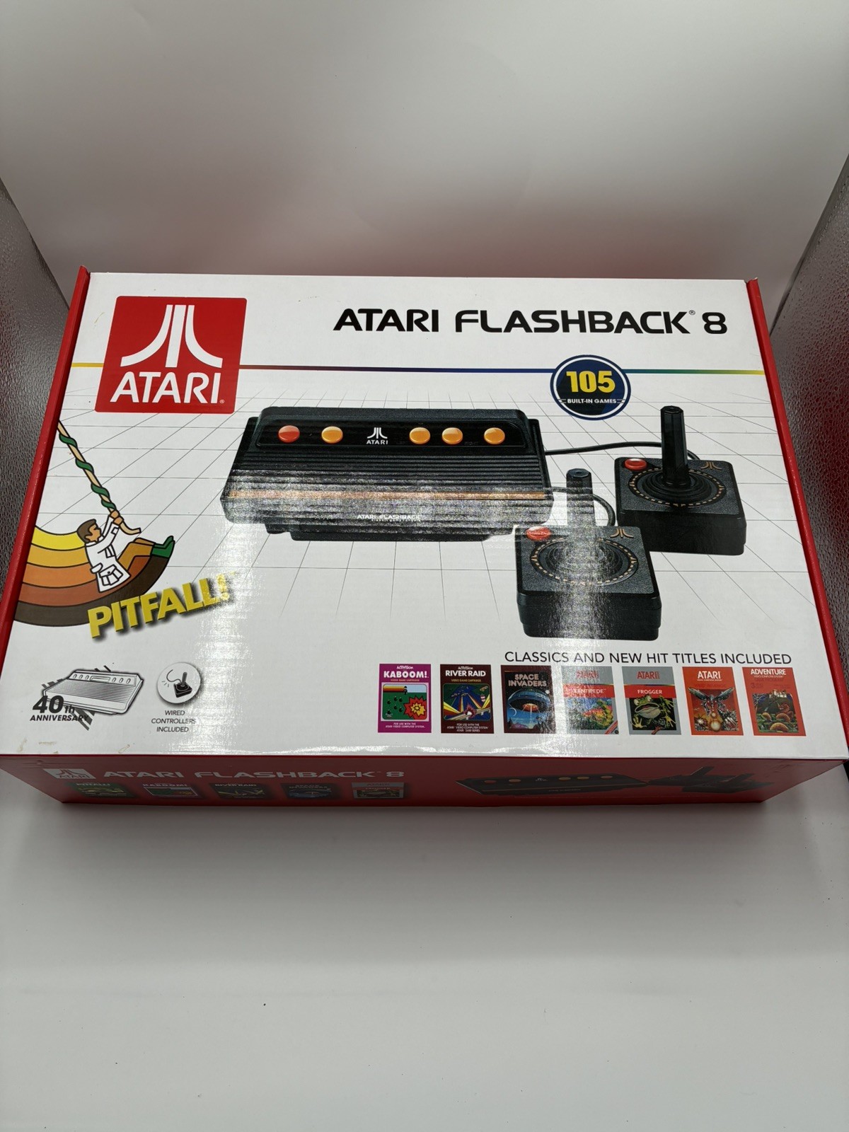 2017 Atari Flashback 8 with 105 Games Built-in AR3220 40th Anniversary Edition