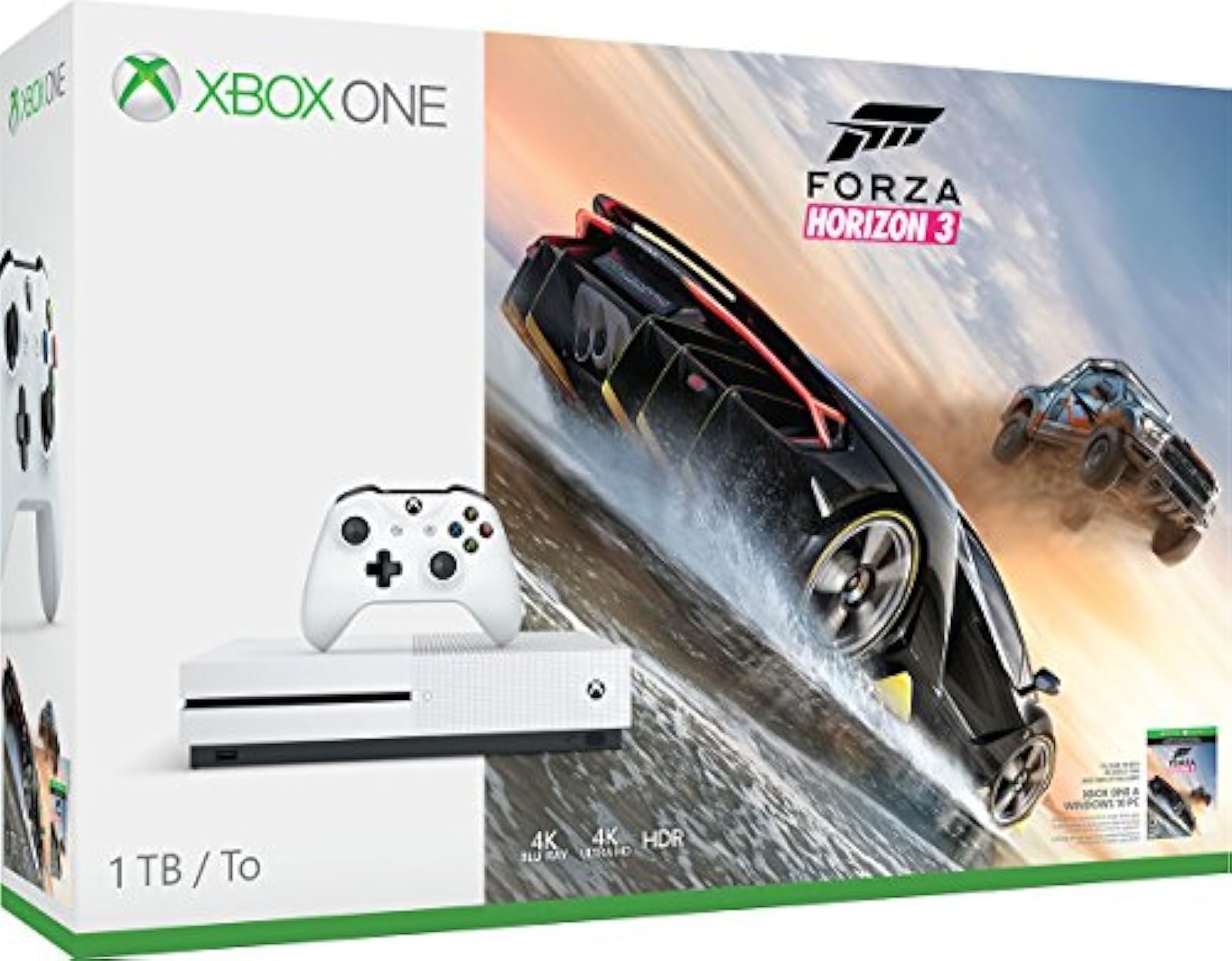 Xbox One S 1TB Console Forza Horizon 3 Bundle Very Good