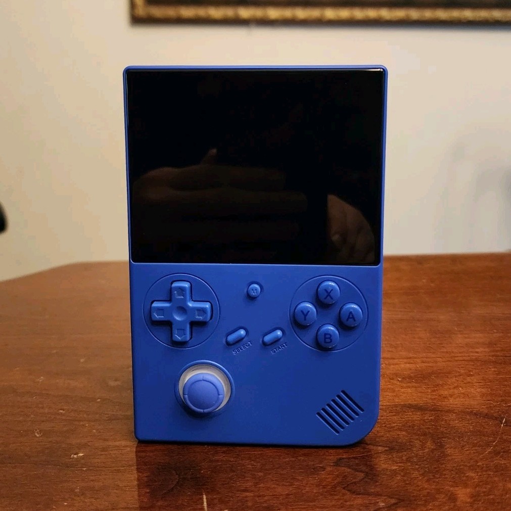 ANBERNIC RG40XXV Blue + Case